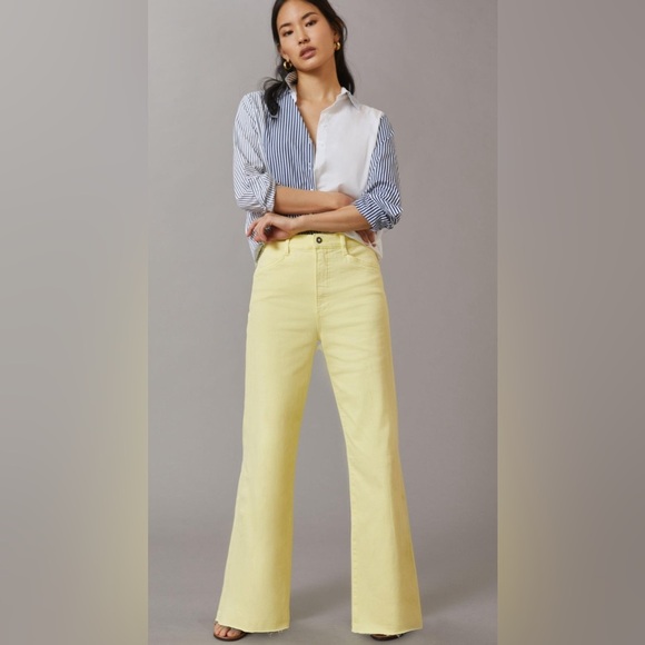 NWT Favorite Daughter Mischa High-RiseWide-Straight Jeans Size 25